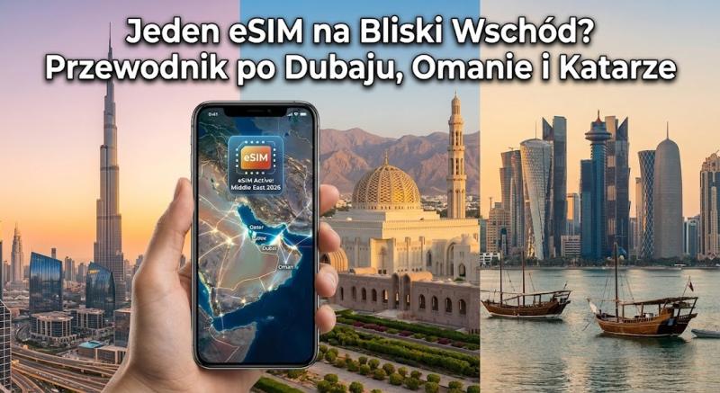 Jeden eSIM na Bliski Wschód? Przewodnik po Dubaju, Omanie i Katarze