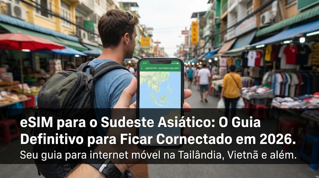 eSIM para o Sudeste Asiático: O Guia Definitivo para Ficar Conectado em 2026