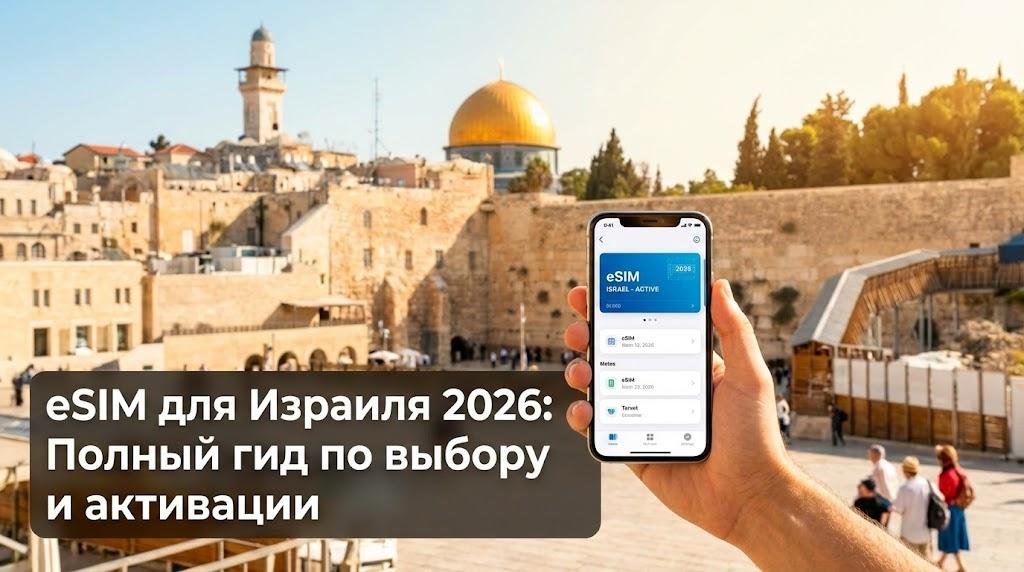 eSIM для Израиля 2026: Полный гид по выбору и активации