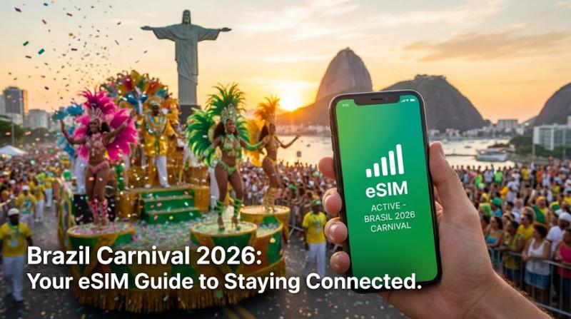 Brazil Carnival 2026: The Ultimate eSIM Guide to Staying Connected