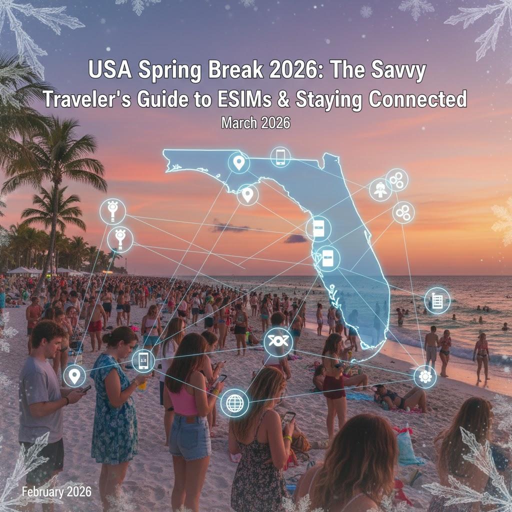USA Spring Break 2026: The Savvy Traveler's Guide to eSIMs & Staying Connected