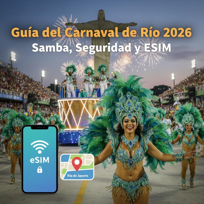 Guía Definitiva del Carnaval de Río 2026: Samba, Seguridad y Conexión Total