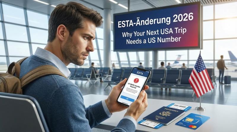 ESTA-Änderung 2026: Warum Ihr nächster USA-Trip eine US-Nummer erfordert