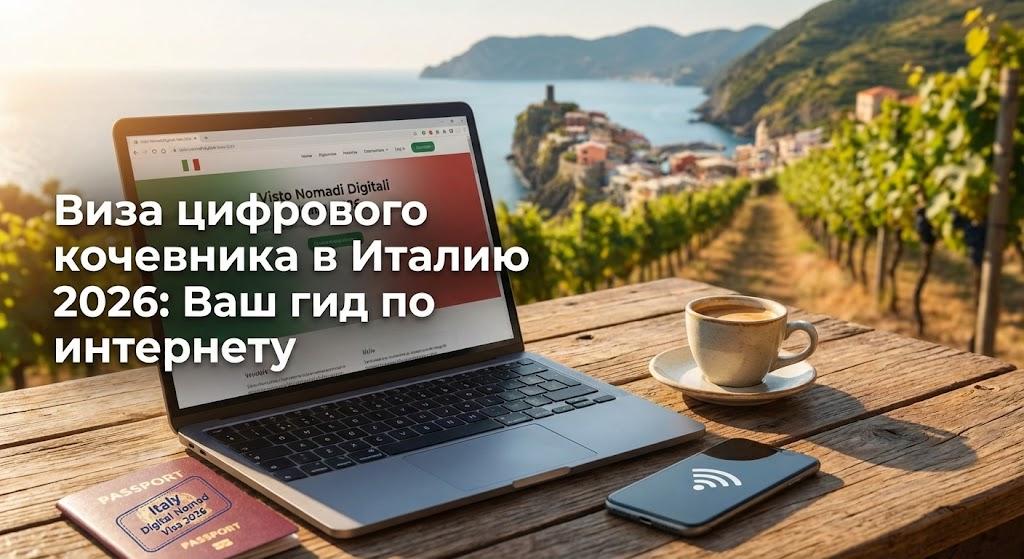 Виза цифрового кочевника в Италию 2026: Ваш гид по интернету