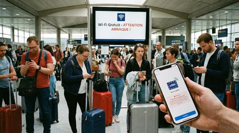 警惕！法国机场Wi-Fi骗局频发，eSIM是你最可靠的数字保镖