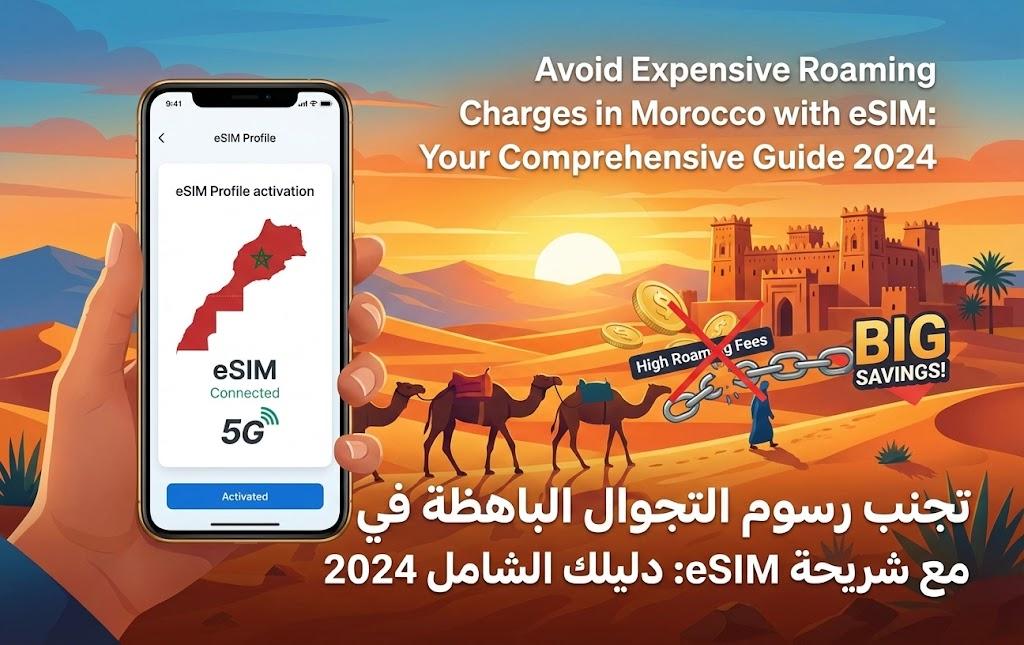 تجنب رسوم التجوال الباهظة في المغرب مع شريحة eSIM: دليلك الشامل 2026
