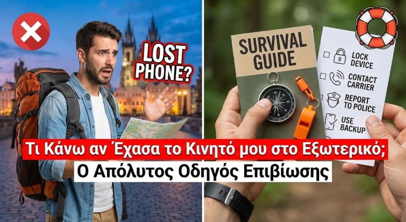 Τι Κάνω αν Έχασα το Κινητό μου στο Εξωτερικό; Ο Απόλυτος Οδηγός Επιβίωσης