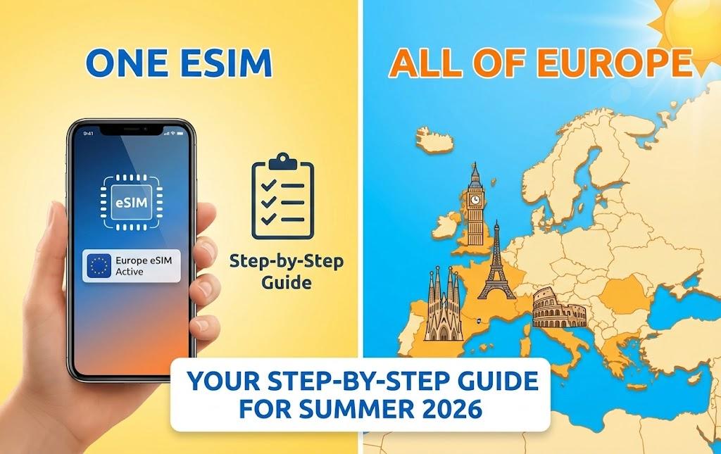 One eSIM, All of Europe: Your Step-by-Step Guide for Summer 2026