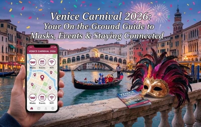 Venice Carnival 2026: Your On-the-Ground Guide to Masks, Events & Staying Connected