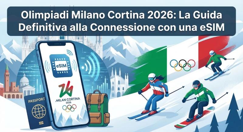 Olimpiadi Milano Cortina 2026: La Guida Definitiva alla Connessione con una eSIM