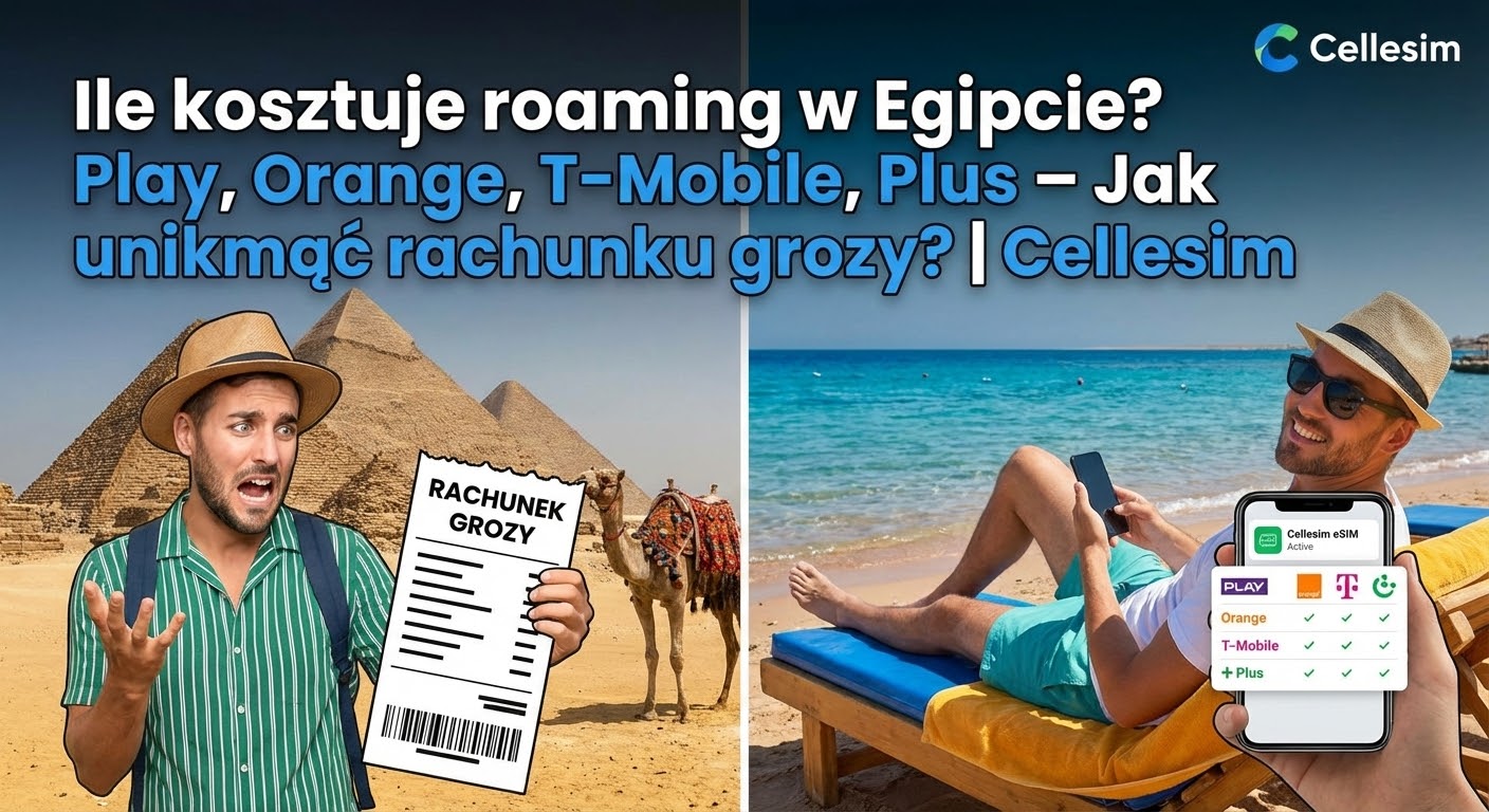 Ile kosztuje roaming w Egipcie? Play, Orange, T-Mobile, Plus – Jak uniknąć rachunku grozy?