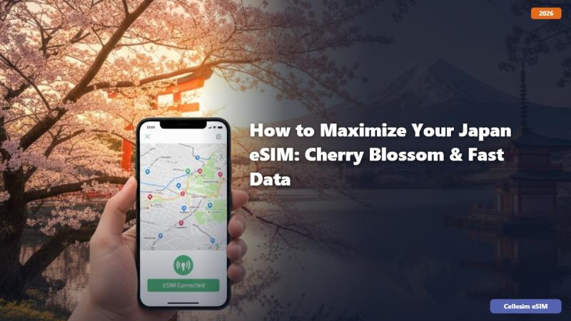 How to Maximize Your Japan eSIM: Cherry Blossom & Fast Data