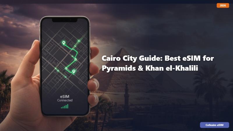 Cairo City Guide: Best eSIM for Pyramids & Khan el-Khalili