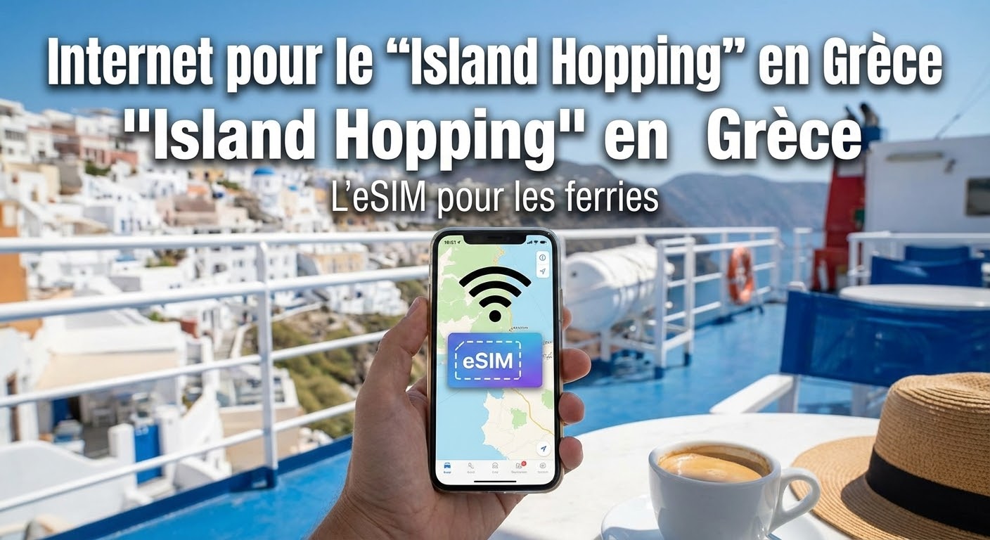 Internet pour le "Island Hopping" en Grèce | L'eSIM pour les ferries