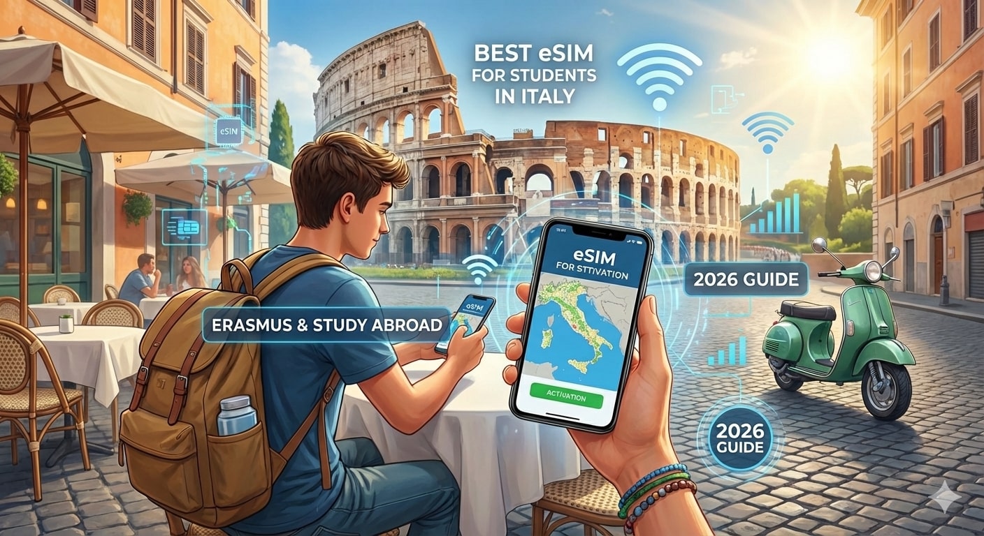 Best eSIM for Students in Italy (Erasmus & Study Abroad) | 2026 Guide