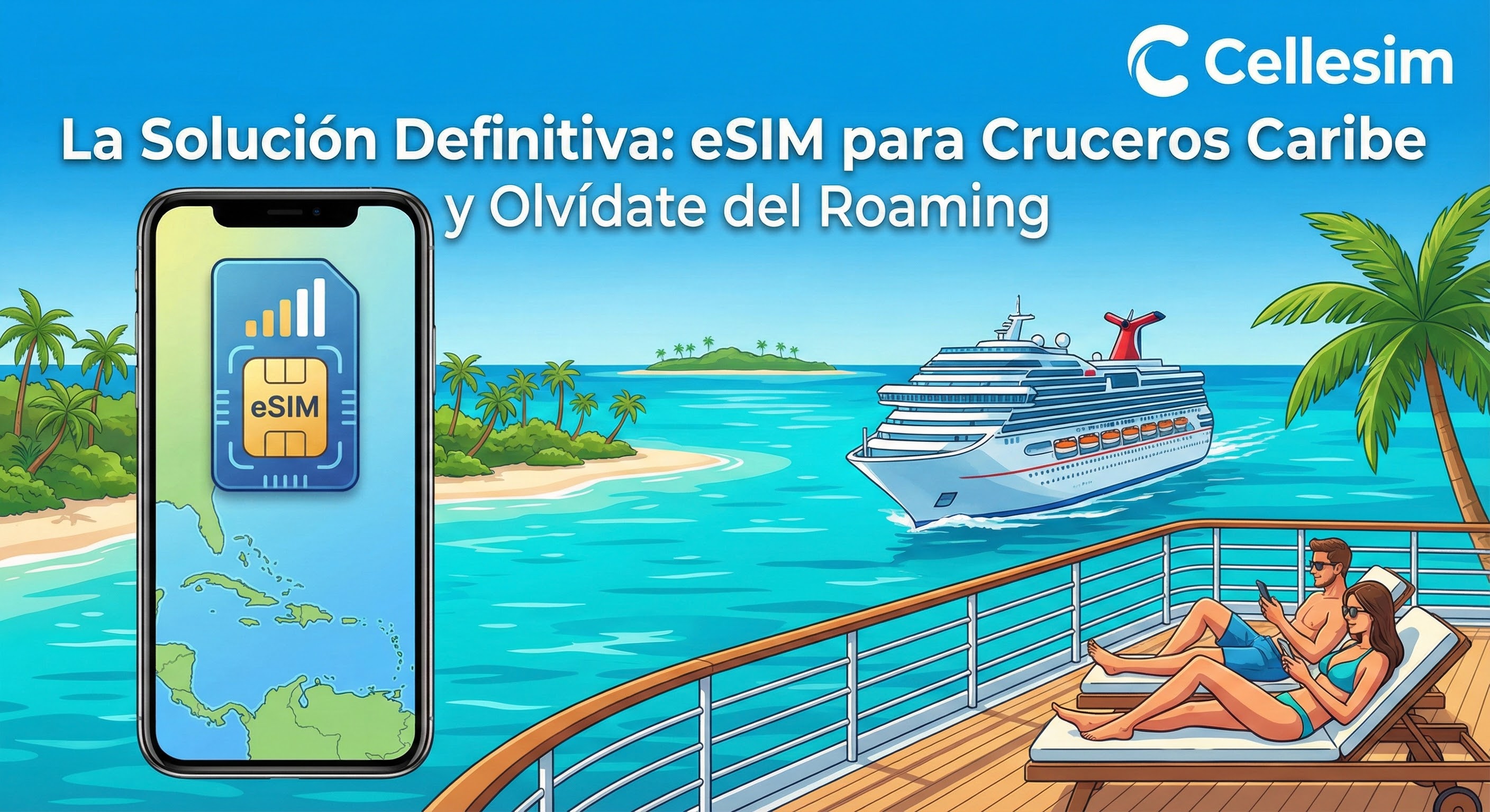 La Solución Definitiva: **eSIM para Cruceros Caribe** y Olvídate del Roaming