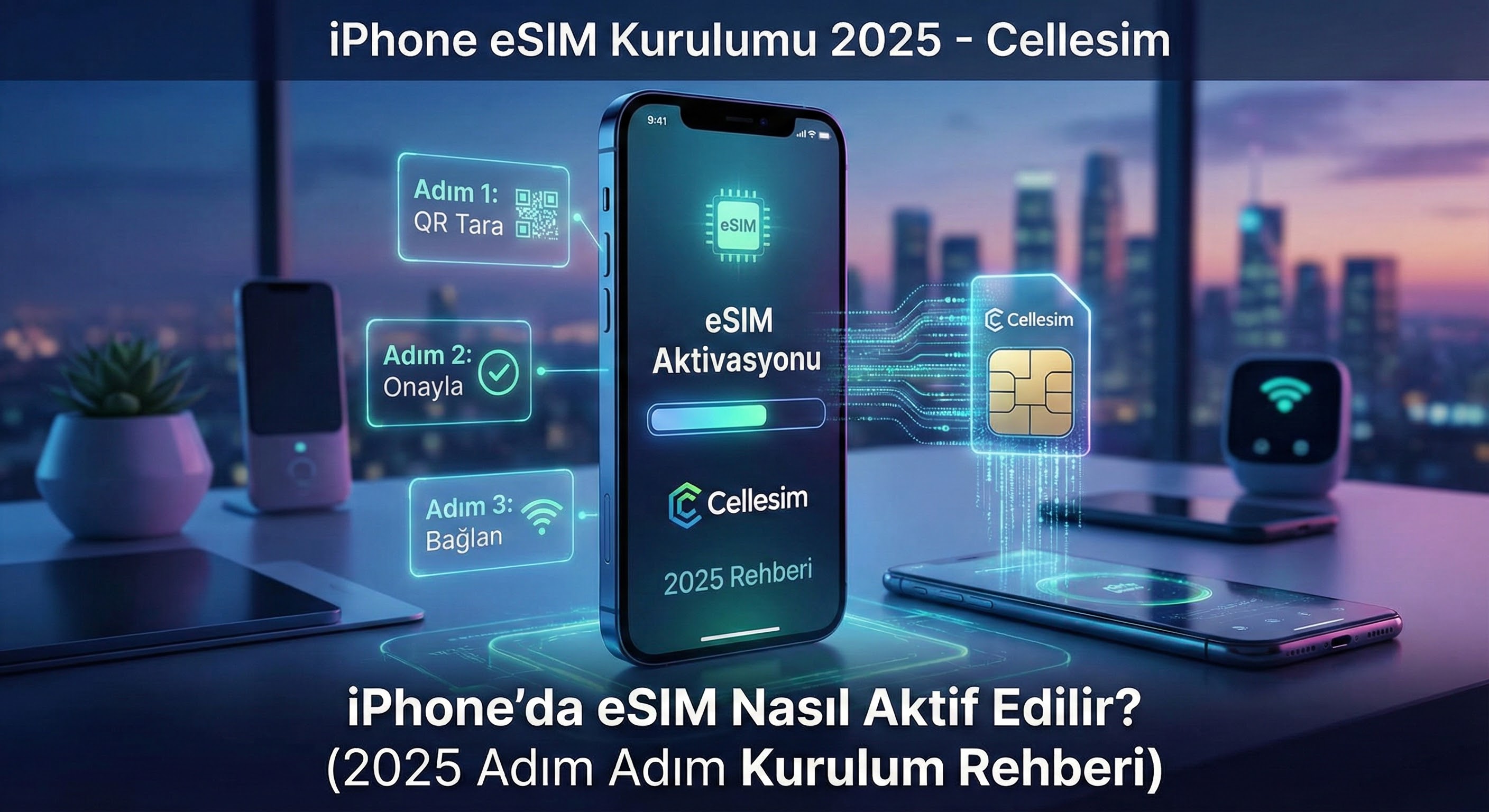 iPhone'da eSIM Nasıl Aktif Edilir? (2025 Adım Adım Kurulum Rehberi)
