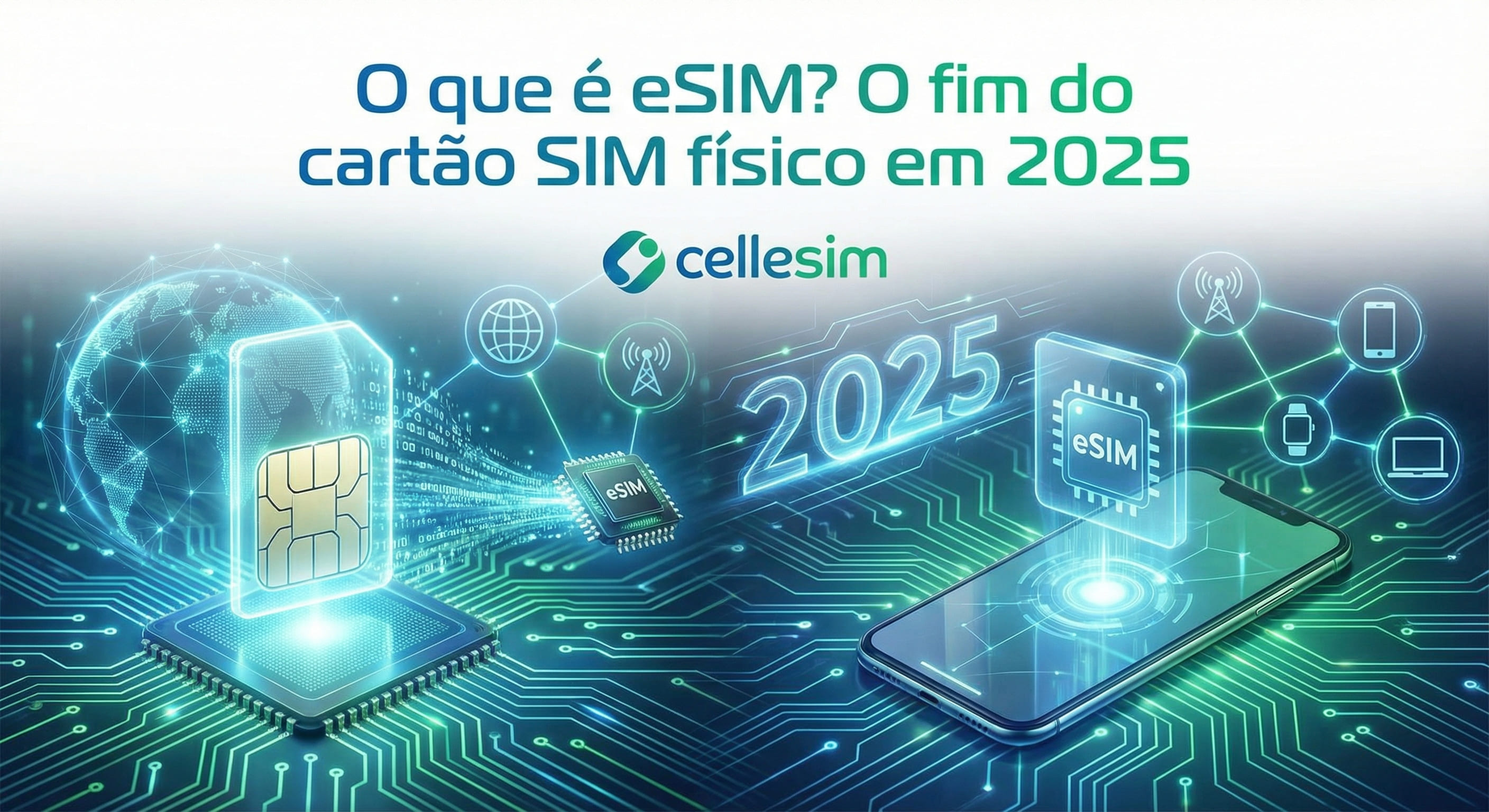 O que é eSIM? O fim do cartão SIM físico em 2025