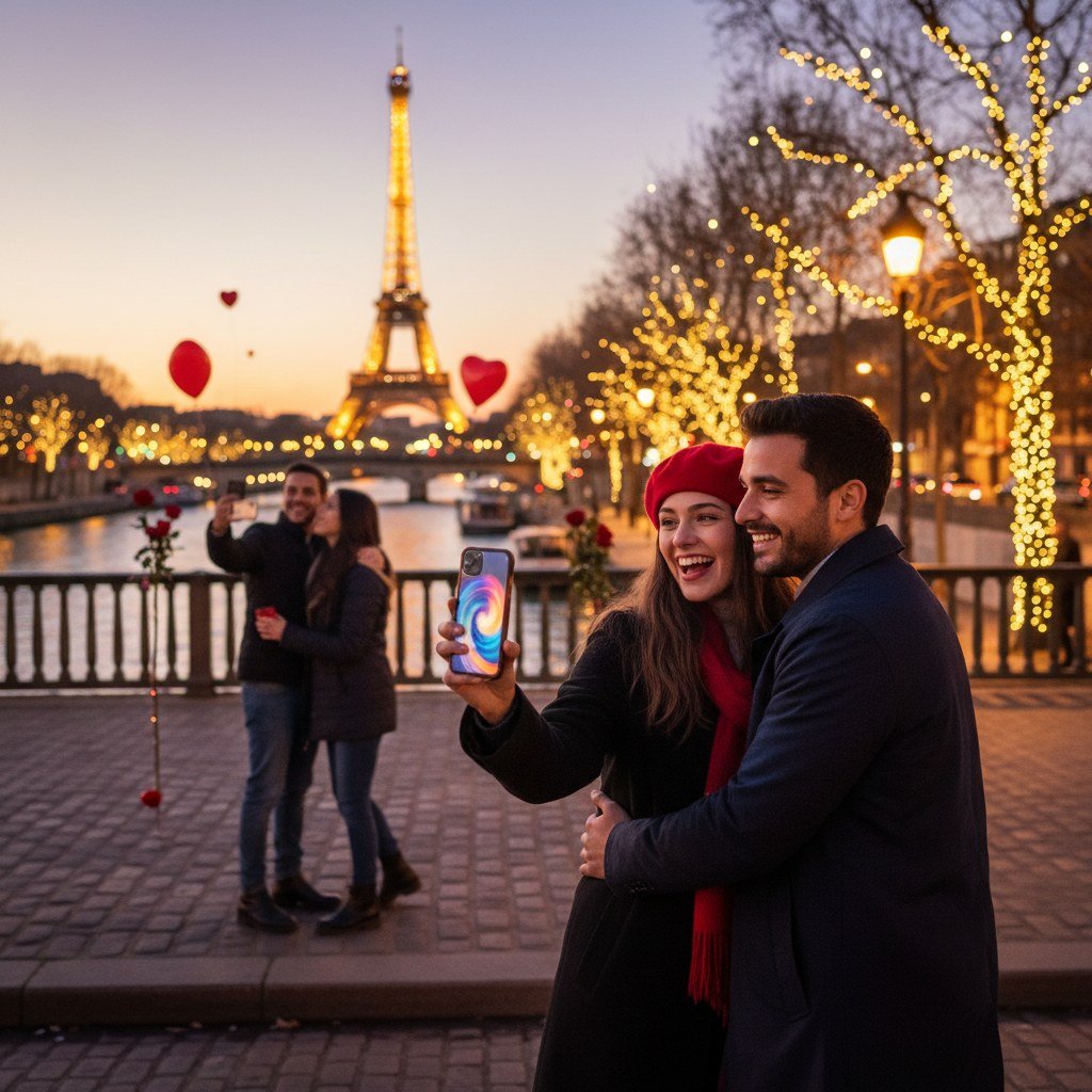 발렌타인데이 파리 낭만 명소에서 eSIM 활용 팁 - Cellesim eSIM