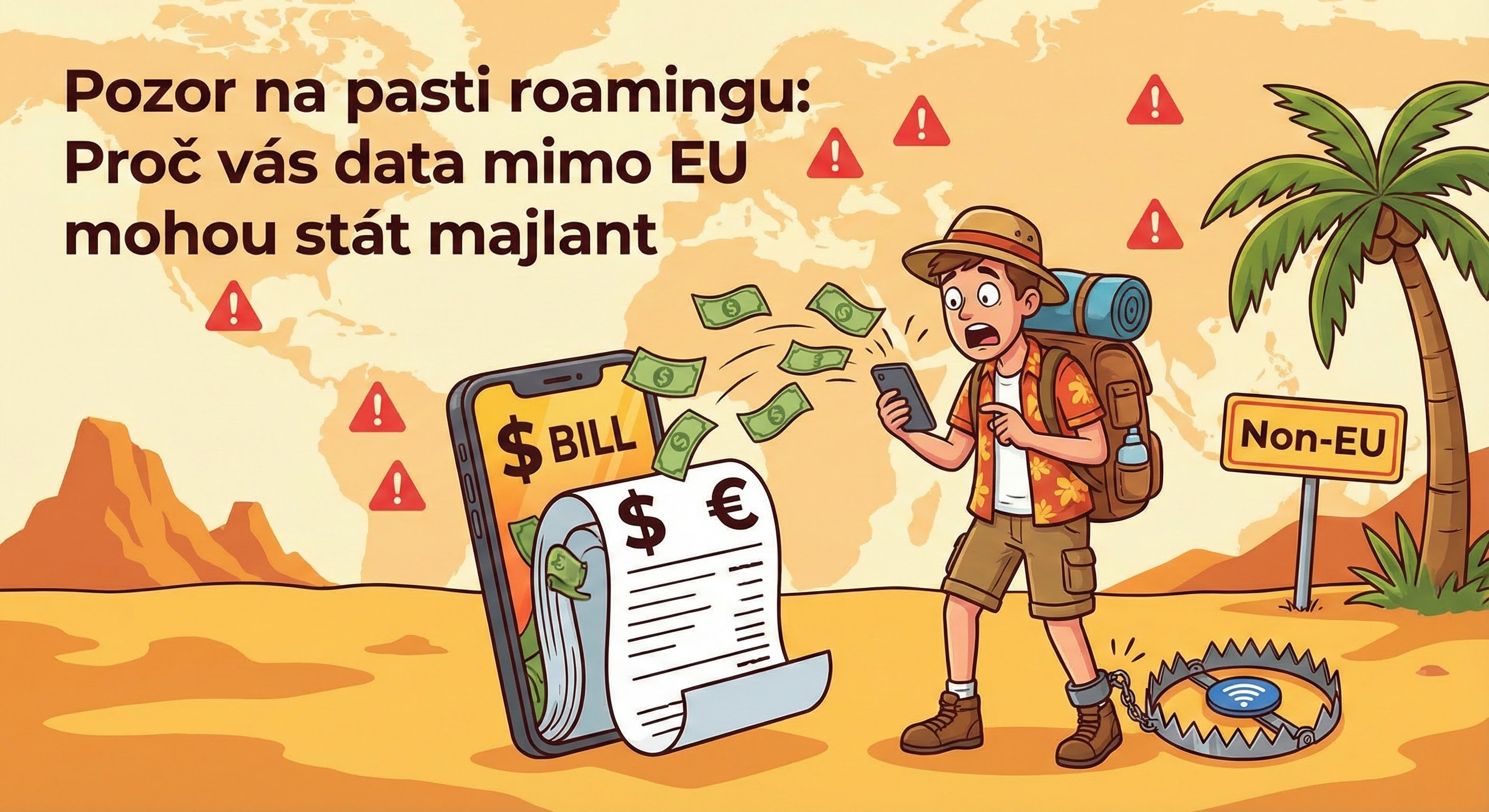 Pozor na data mimo EU: Jak vás roaming v Albánii či Švýcarsku zruinuje