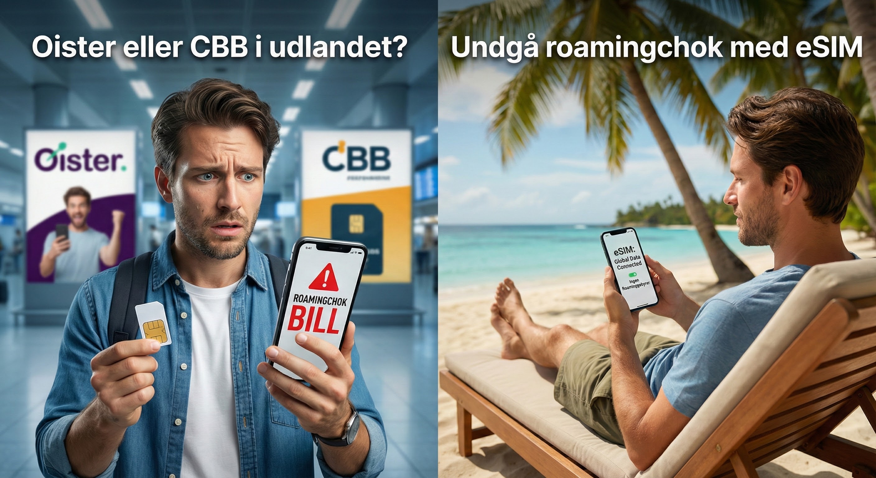 Oister eller CBB i udlandet? Undgå roamingchok med eSIM