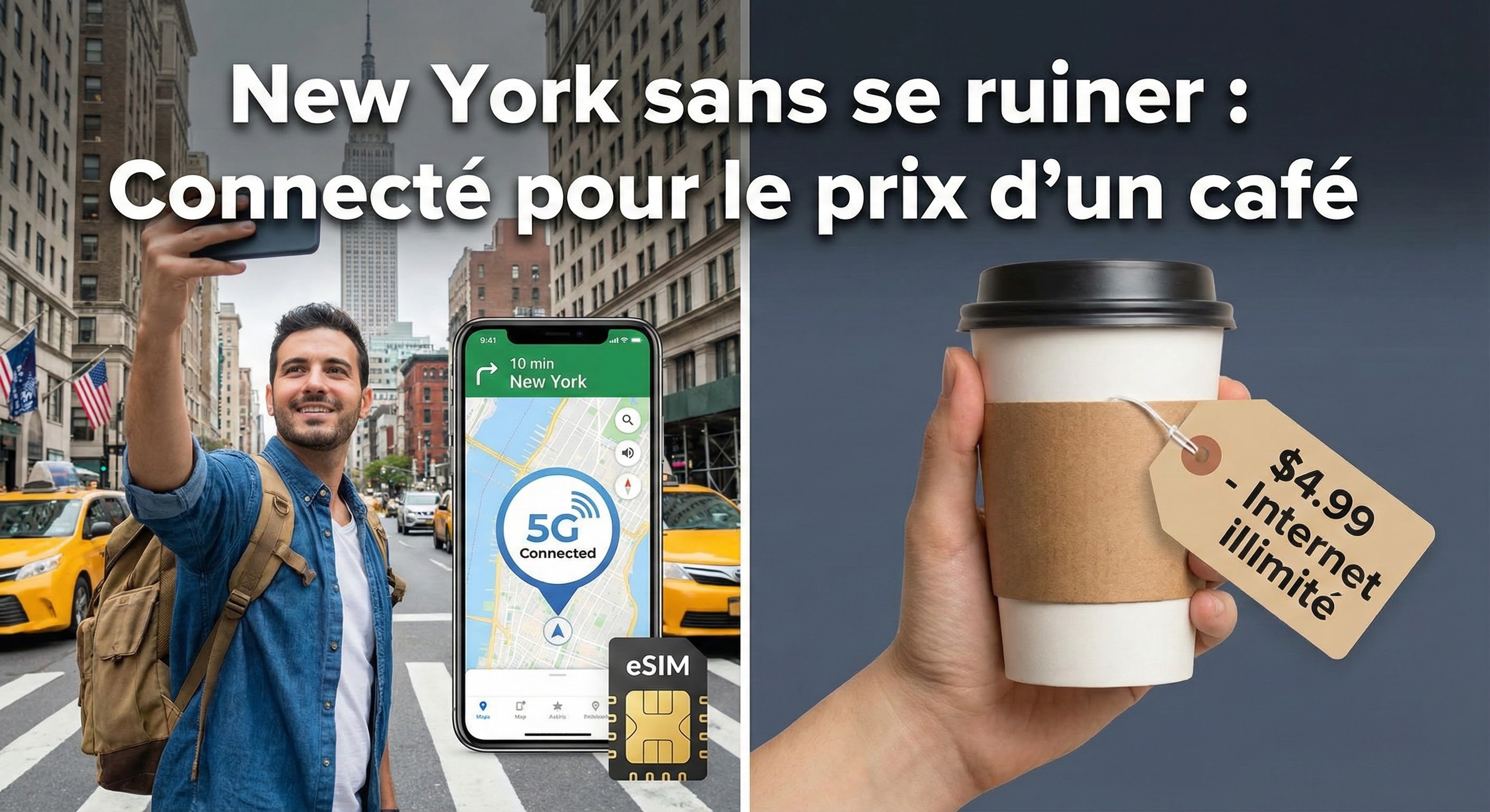 New York sans se ruiner : Connecté pour le prix d'un café