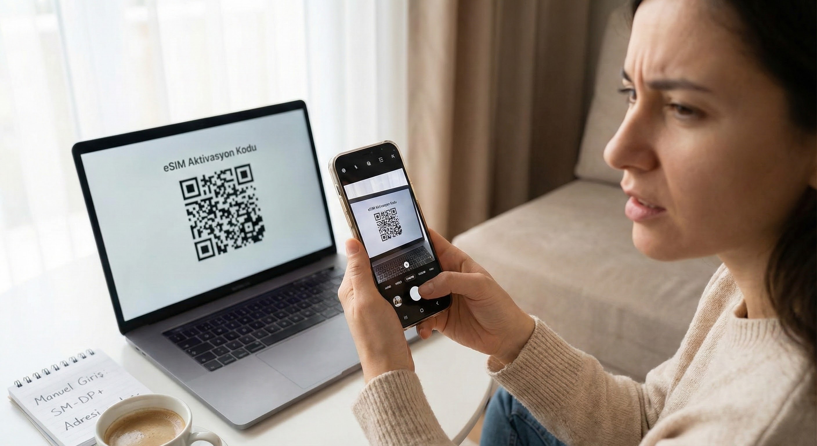 Tek Telefonum Var, QR Kodu Nasıl Okutacağım? (eSIM Kurulum Rehberi)