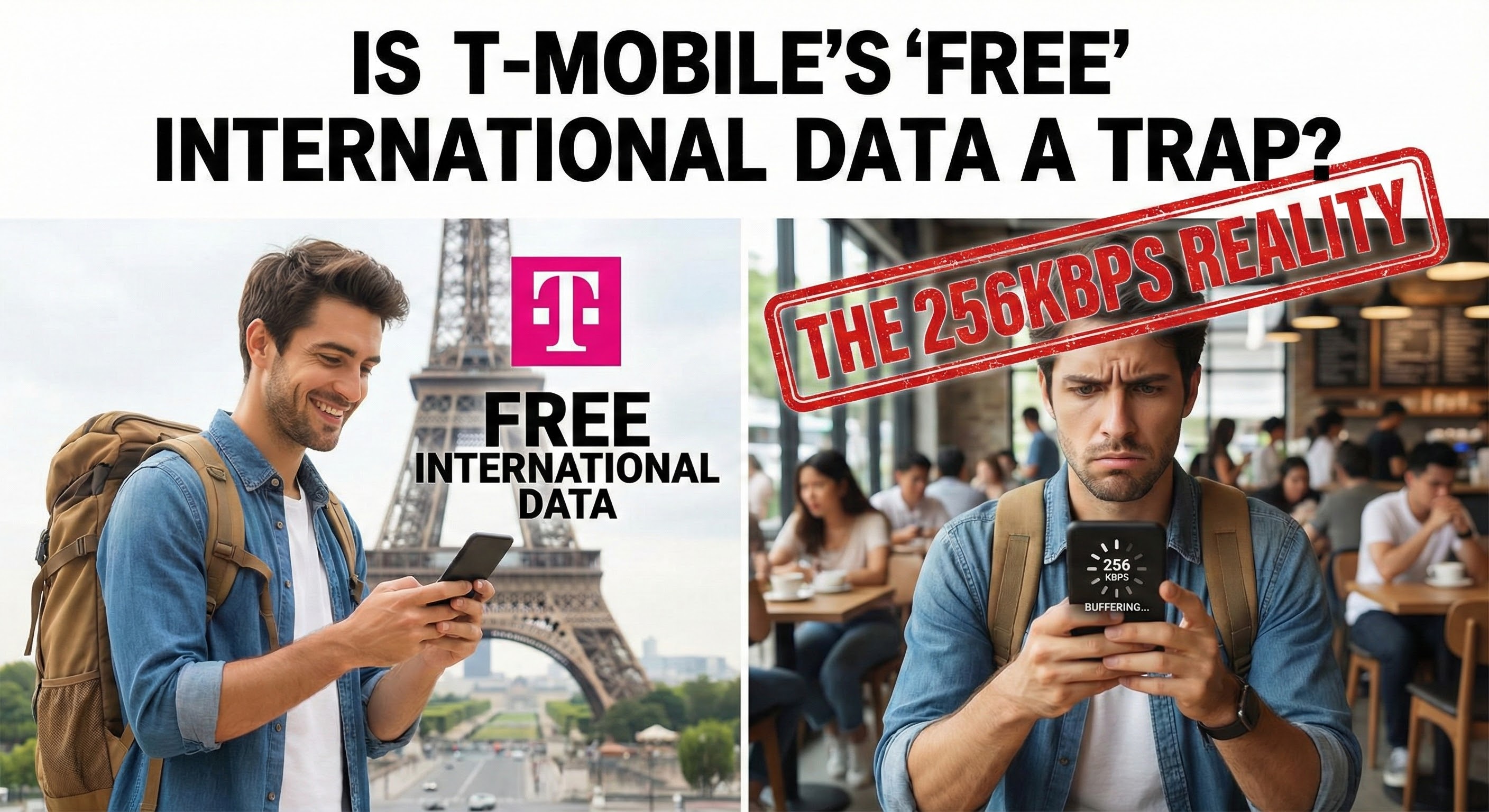 Is T-Mobile International Data Too Slow? The 256kbps Trap