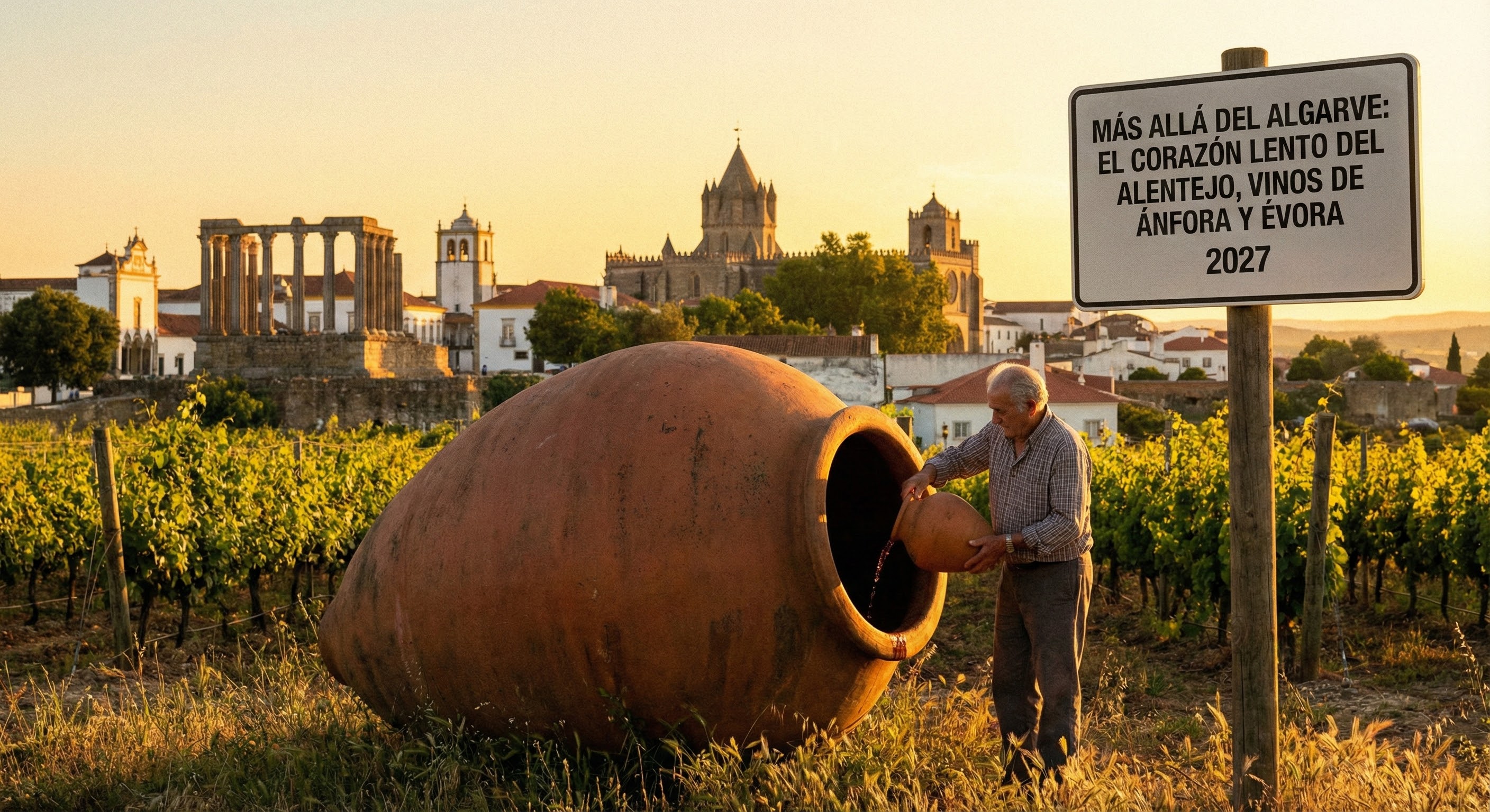 Más Allá del Algarve: El Corazón Lento del Alentejo, Vinos de Ánfora y Évora 2027