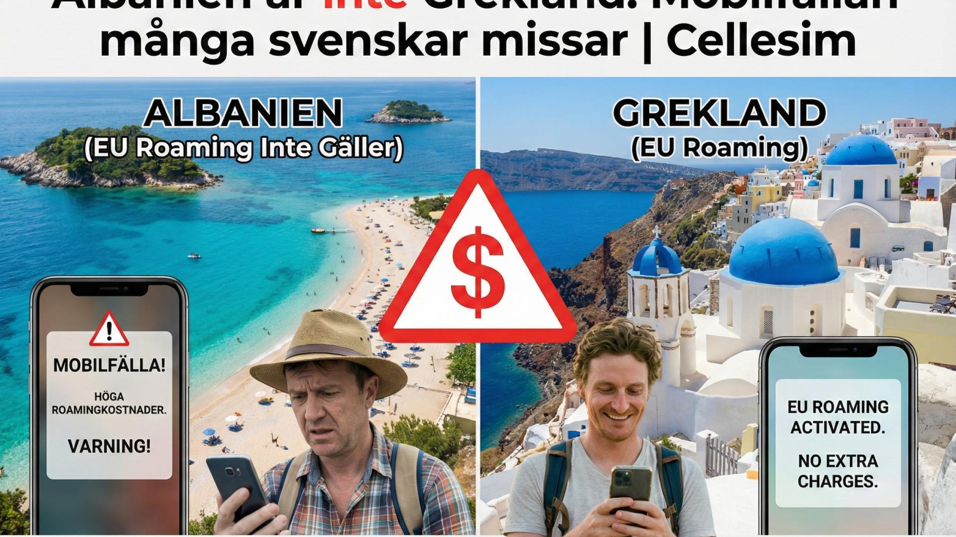 Albanien är inte Grekland: Mobilfällan många svenskar missar | Cellesim