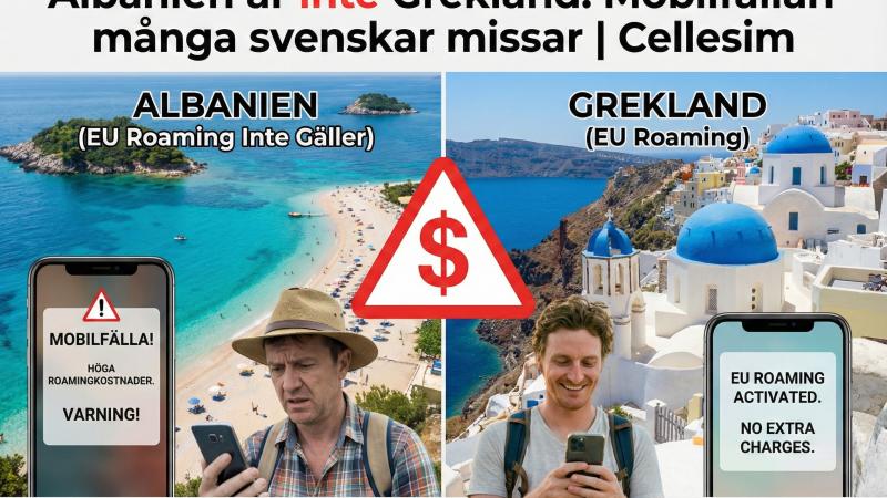 Albanien är inte Grekland: Mobilfällan många svenskar missar | Cellesim