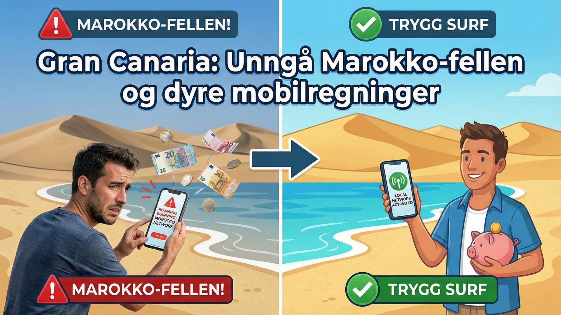 Gran Canaria: Unngå Marokko-fellen og dyre mobilregninger