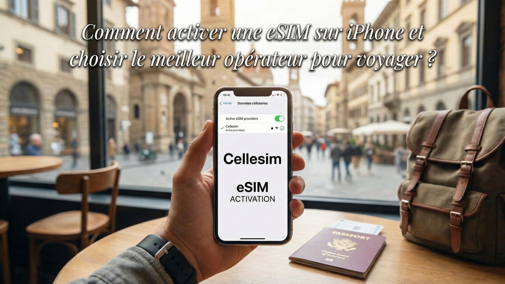 Comment activer une eSIM sur iPhone et choisir le meilleur opérateur pour voyager ?