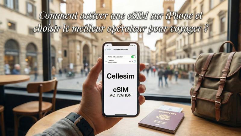 Comment activer une eSIM sur iPhone et choisir le meilleur opérateur pour voyager ?