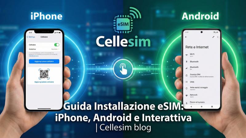 Guida Installazione eSIM: iPhone, Android e Interattiva | Cellesim