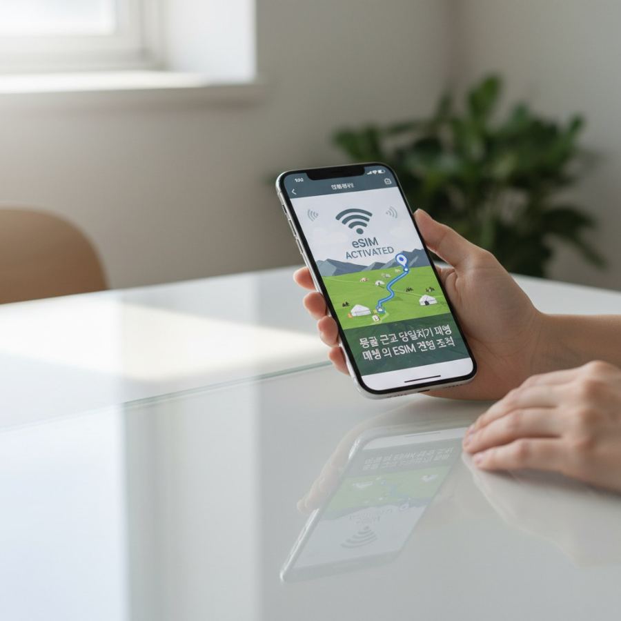 몽골 근교 당일치기 여행 및 eSIM 연결 전략 - Cellesim eSIM