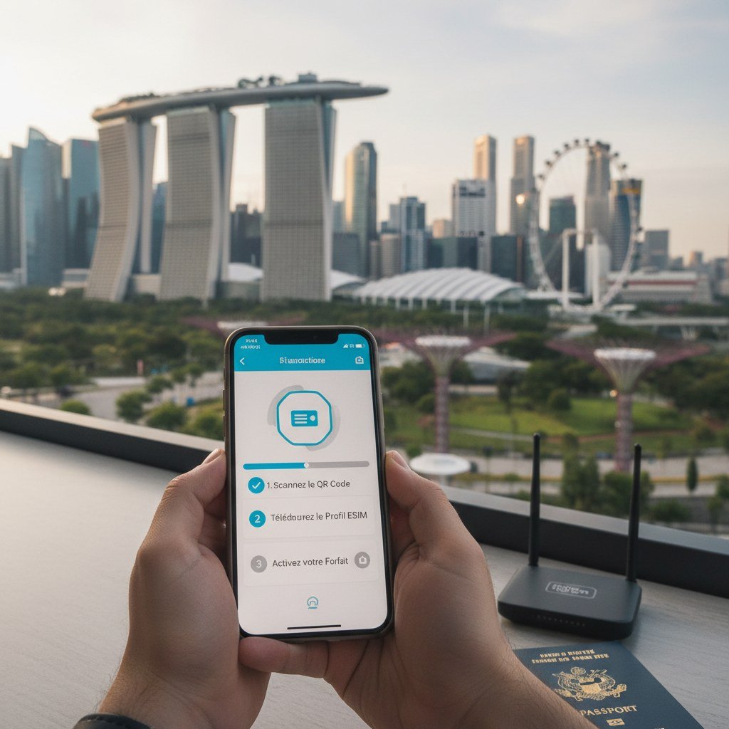 Activer Votre eSIM Cellesim pour Singapour : Guide &Eacute;tape par &Eacute;tape 2026 - Cellesim eSIM