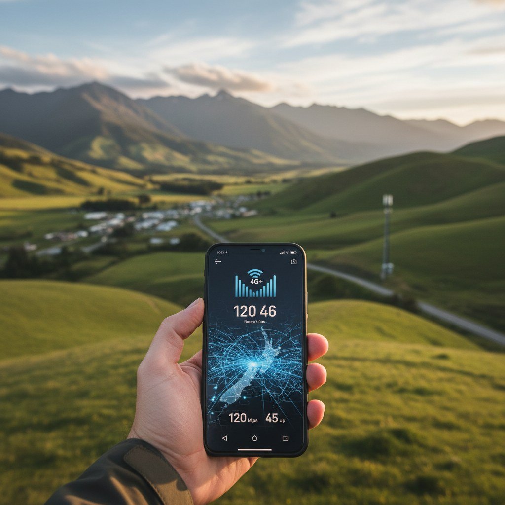 Netzabdeckung und Geschwindigkeit in Neuseeland 2026: Was Sie erwarten k&ouml;nnen - Cellesim eSIM
