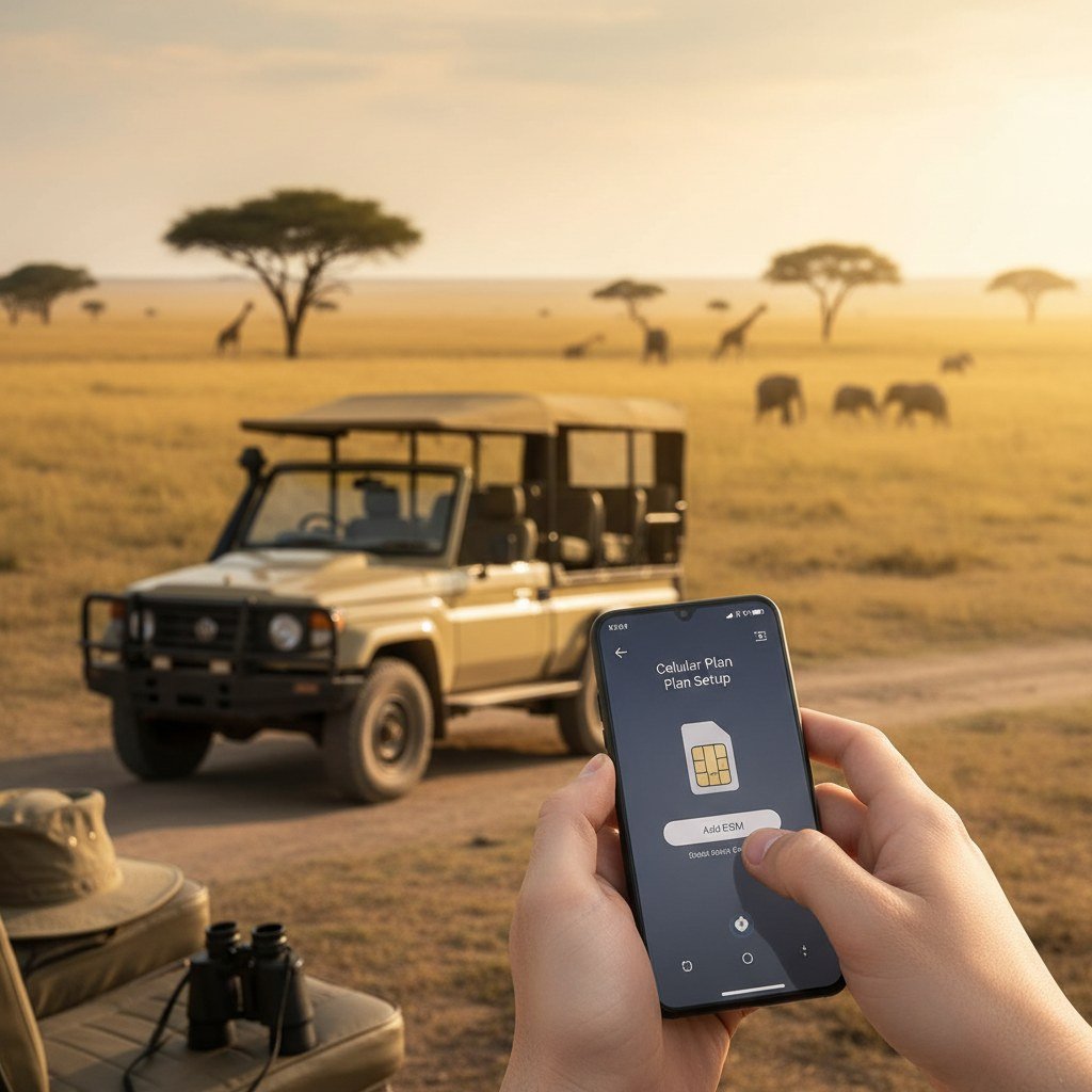 Корисні поради для використання eSIM на сафарі у 2026 році - Cellesim eSIM