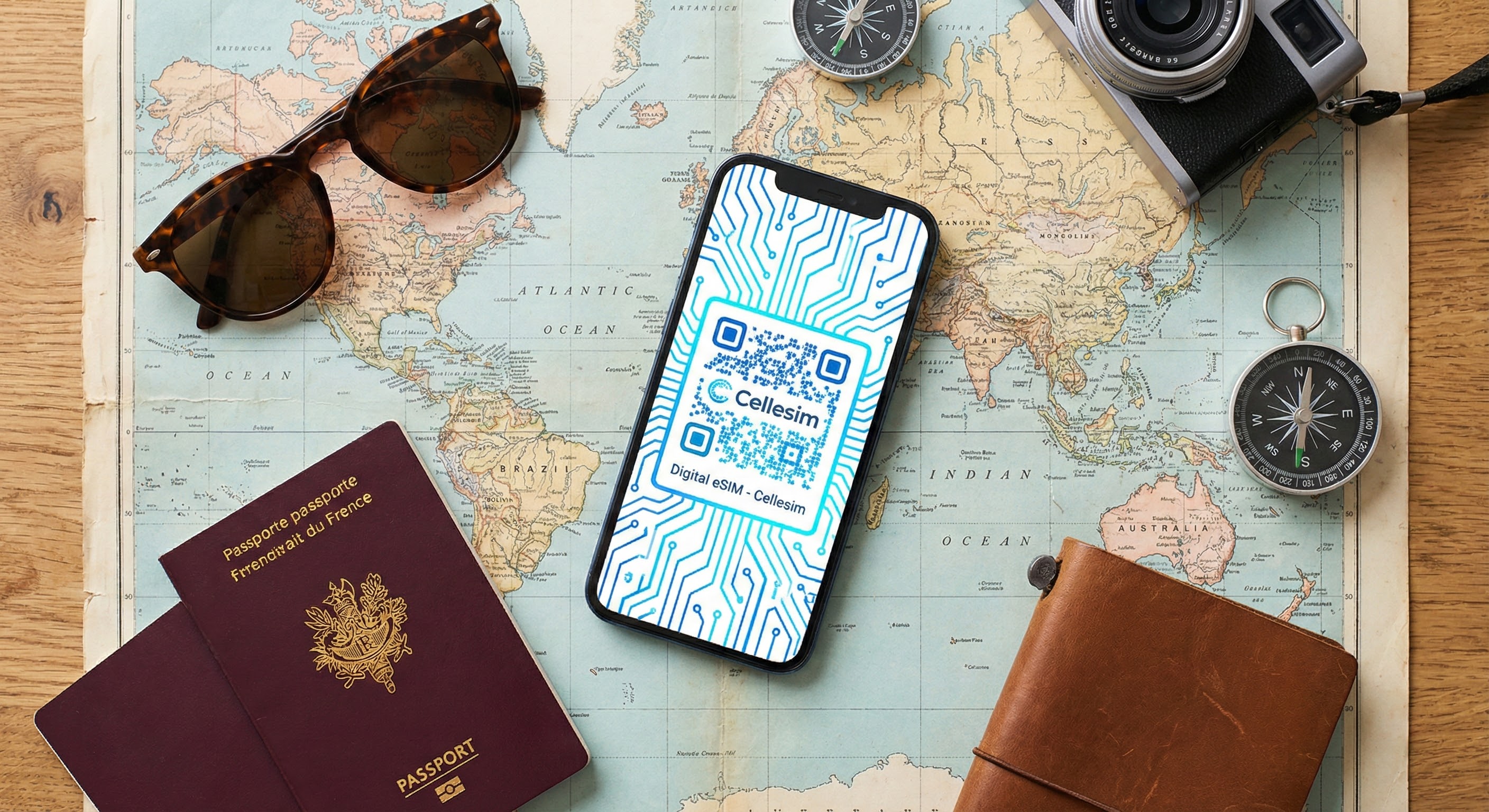 voyage sans frais roaming passeport et smartphone