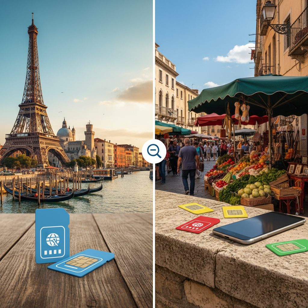 Quick Comparison: Cellesim Europe Plan vs. Local SIMs at a Glance - Cellesim eSIM