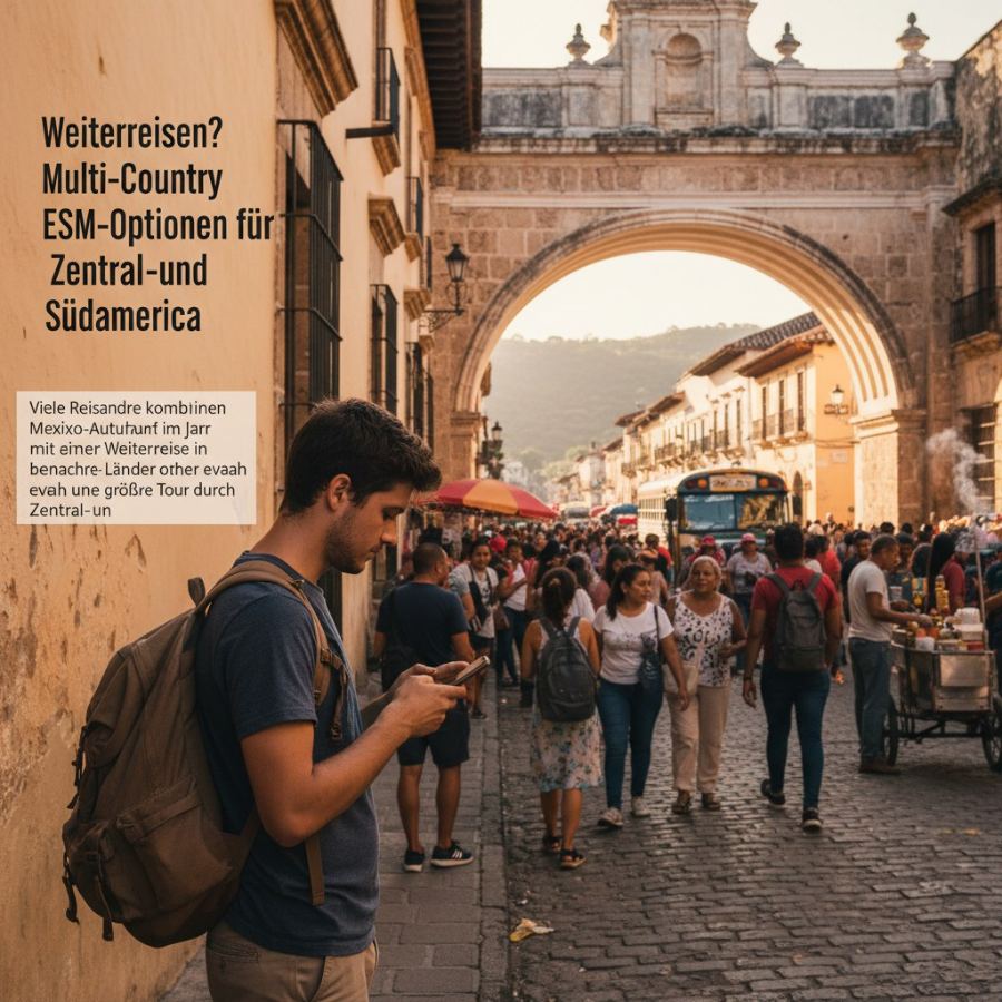 Weiterreisen? Multi-Country eSIM-Optionen f&uuml;r Zentral- und S&uuml;damerika - Cellesim eSIM