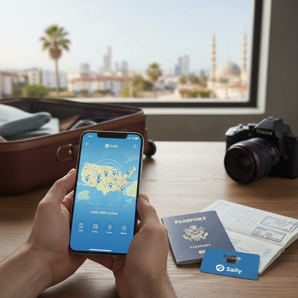 Saily eSIM f&uuml;r spezifische Destinationen: USA, T&uuml;rkei und mehr in 2026 - Cellesim eSIM