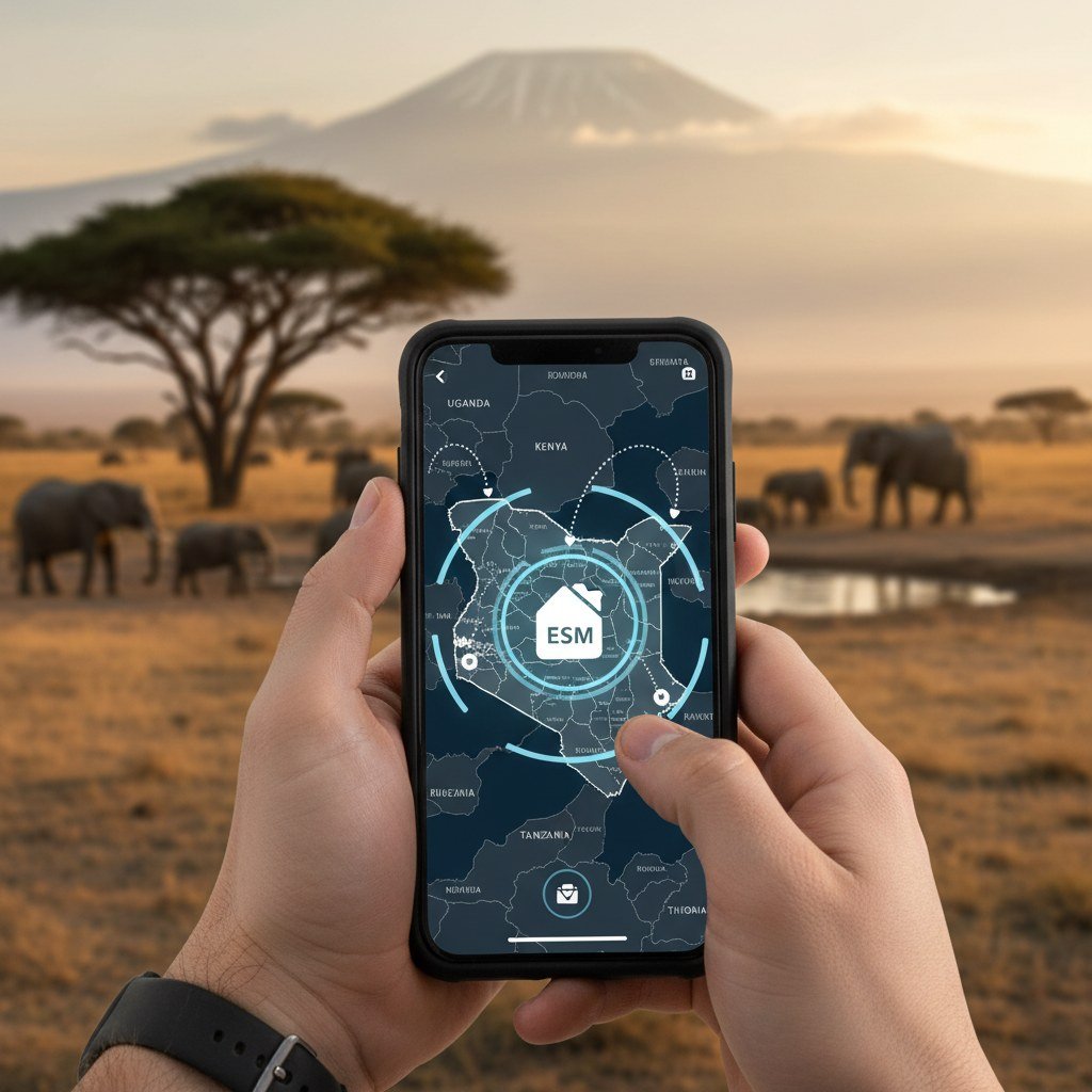 Utvid din &Oslash;st-Afrika-reise: eSIM for naboland - Cellesim eSIM