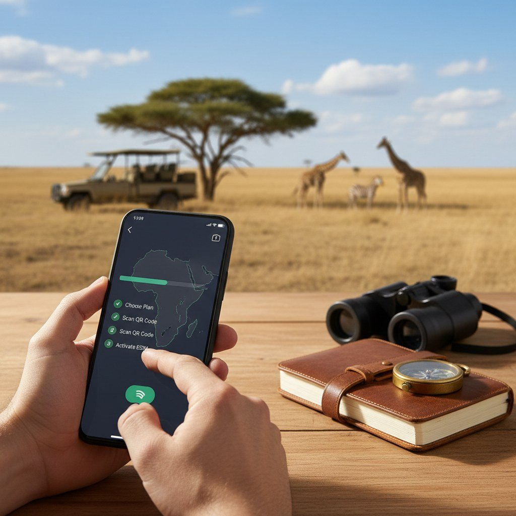 تفعيل شريحة Cellesim eSIM لرحلة السفاري الأفريقية: دليل خطوة بخطوة - Cellesim eSIM