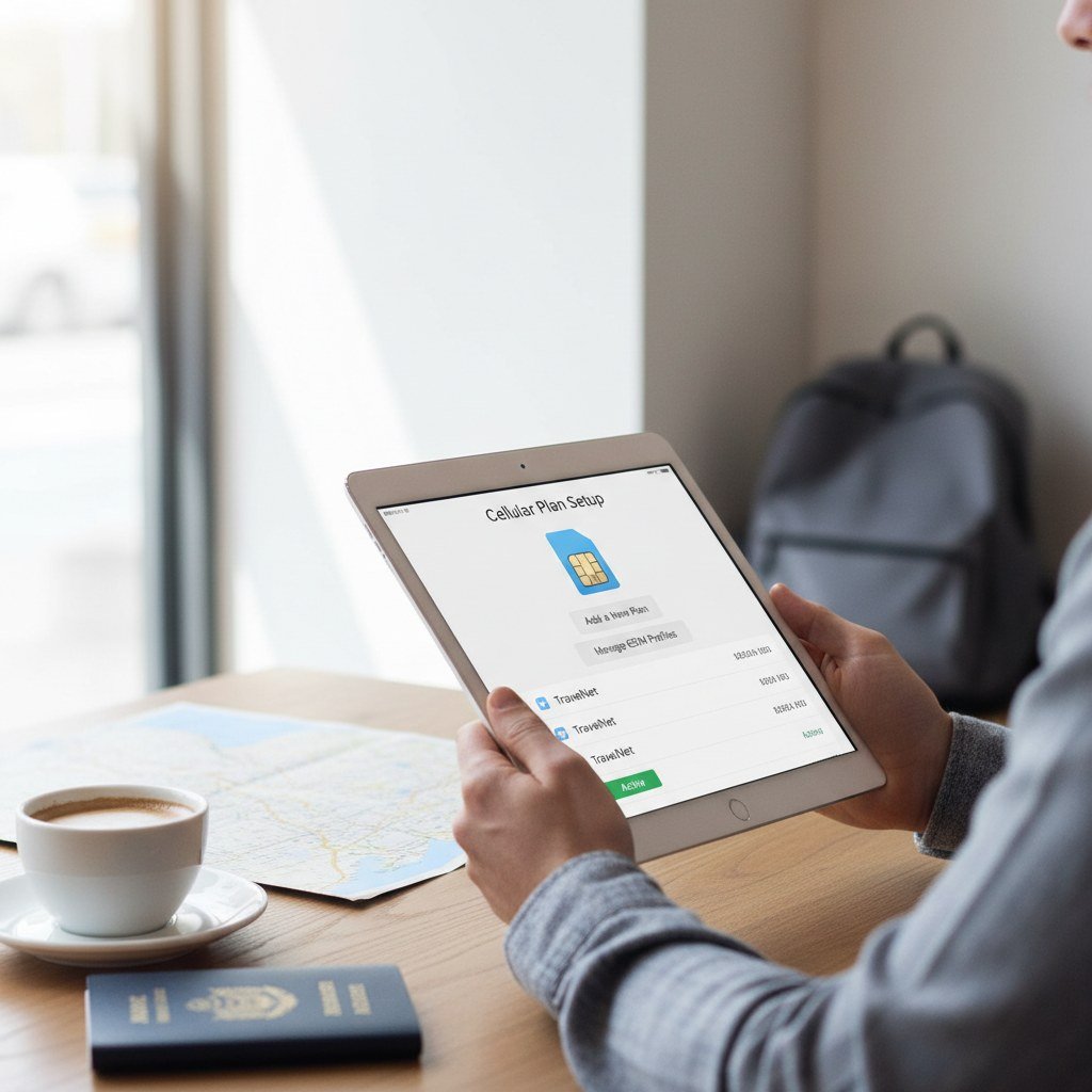 Aktivierung und Verwaltung Ihrer eSIM-Profile auf dem iPad - Cellesim eSIM
