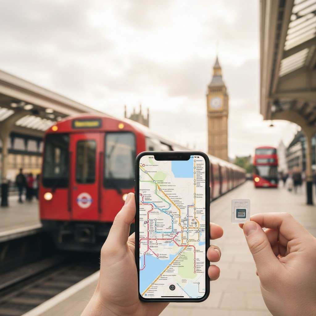 Przykładowe trasy po Londynie z wykorzystaniem Tube i Cellesim - Cellesim eSIM