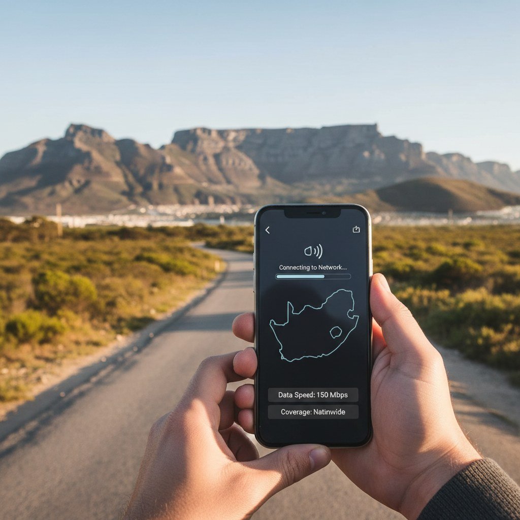 Pokrycie Sieci i Prędkość Danych: Co Oczekiwać od eSIM w RPA? - Cellesim eSIM