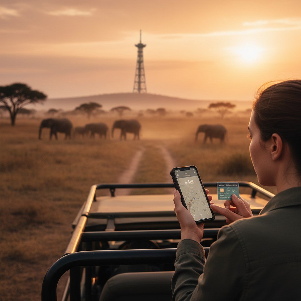 أهمية الاتصال في رحلات السفاري الأفريقية وتحدياتها في 2026 - Cellesim eSIM