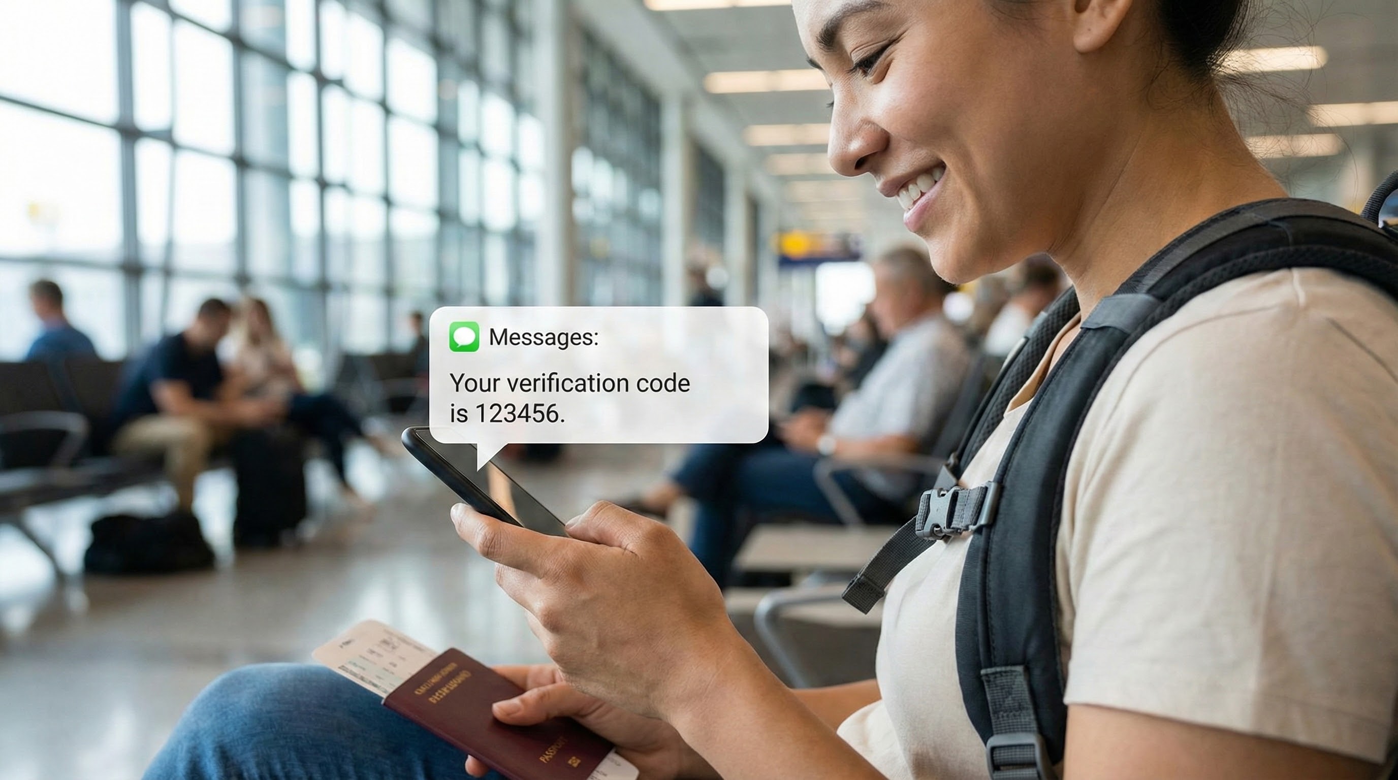 出国接收短信验证码